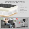 Spacious corduroy sofa with plush high-density foam seat