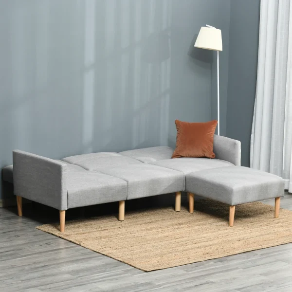 Multi-functional corner couch with guest bed option