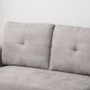 Compact L-shape sleeper sofa with storage – perfect for guests